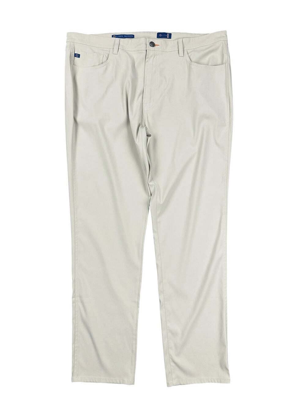 Stitch Golf Heston Five Pocket Golf Pants Cream — Size 40x32
